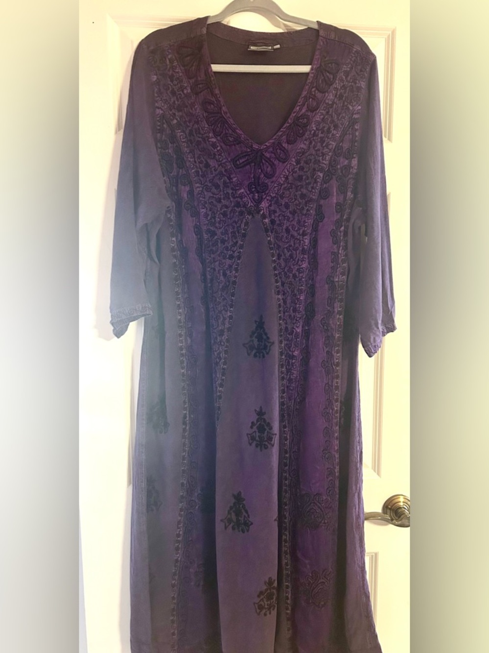 Holy Clothing Maxi Dress Purple Renaissance Festival 2X